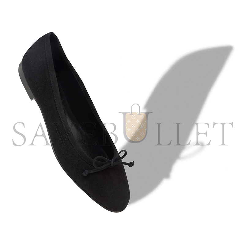 man010 B1ahn*k veralli black suede ballerina flats 223-1336-0009