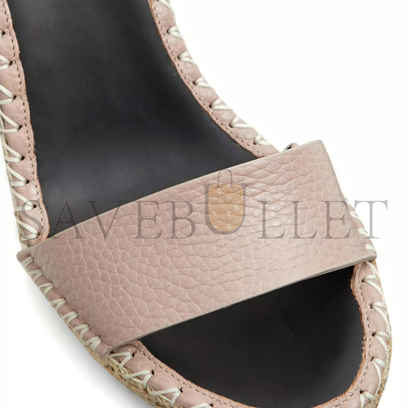 Va1e*ntin0 double rockstud grainy calfskin wedge sandal 105mm 5w2s0090vto_p98