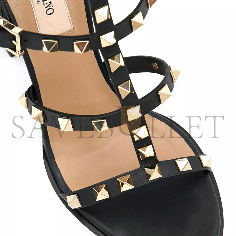 Va1e*ntin0 rockstud ankle strap sandal 90mm 5w2s0749vbp_0no