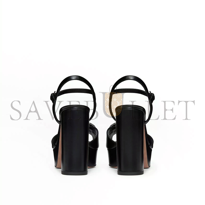 Va1e*ntin0 sandal with vlogo signature platform in calfskin 115mm 5w0s0fg2est_249