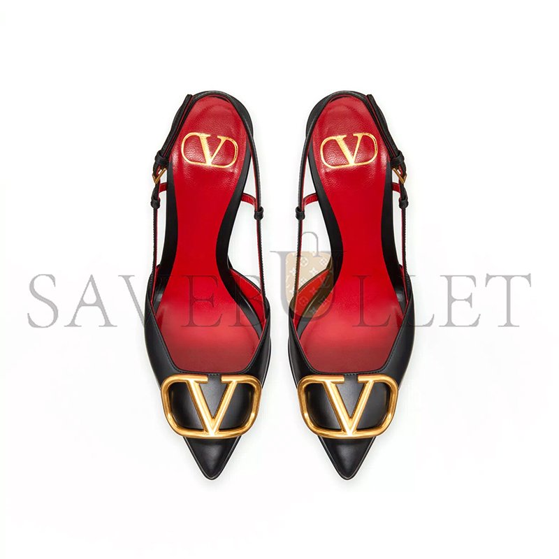 Va1e*ntin0 vlogo signature calfskin slingback platform pump 120mm 4w2s0ft0dsh_0no
