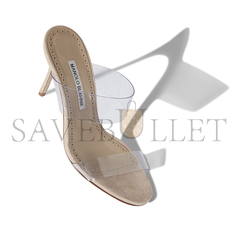 man010 B1ahn*k scolto clear eco pvc open toe mules 219-0180-0001