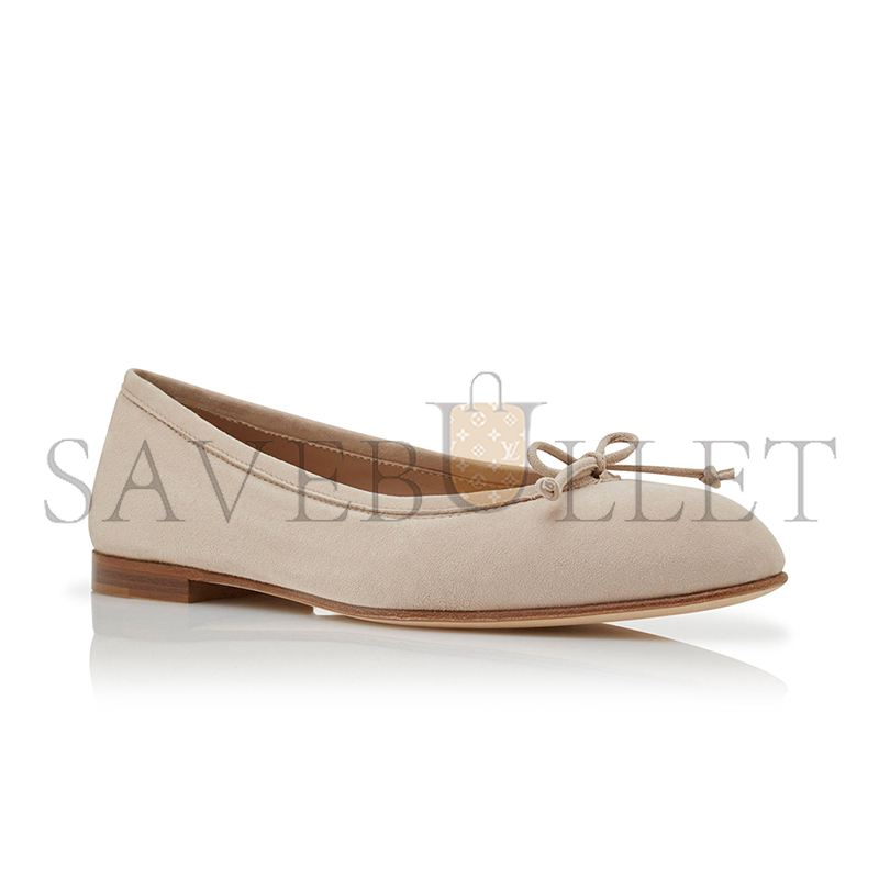 man010 B1ahn*k veralli light beige suede ballerina flats 223-1336-0012
