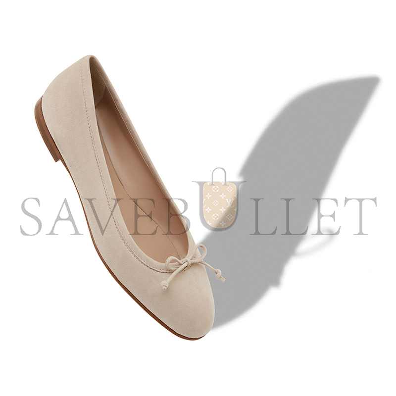 man010 B1ahn*k veralli light beige suede ballerina flats 223-1336-0012