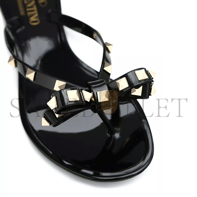 Va1e*ntin0 rockstud rubber slipper 5w2s0552pvs_0no