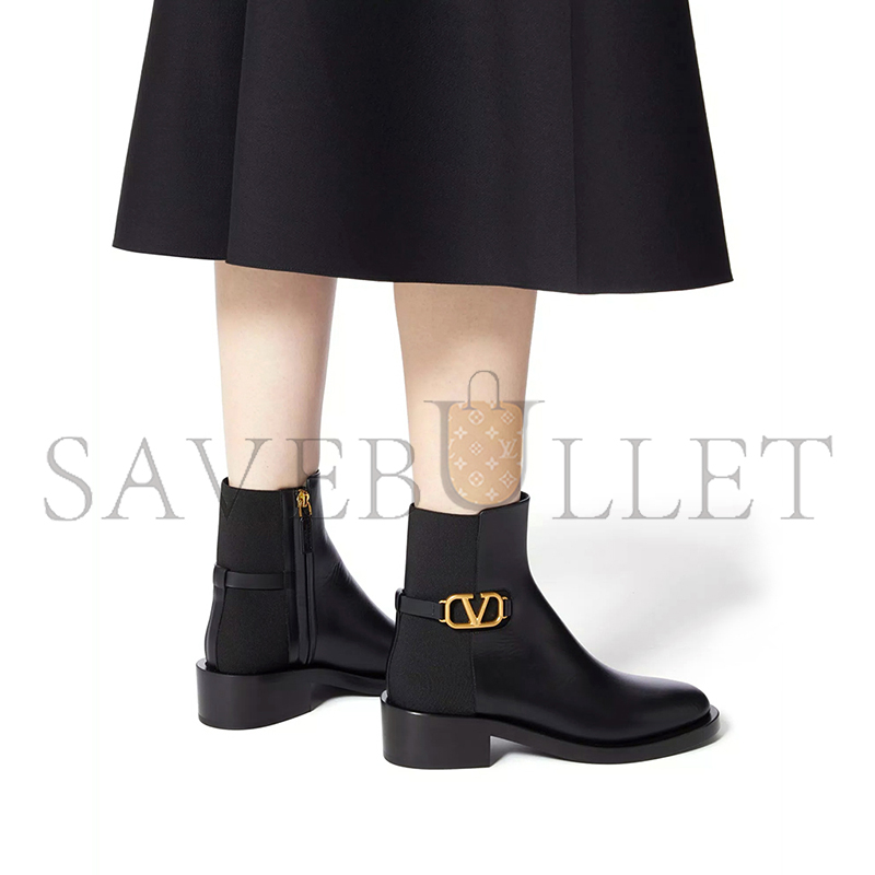 Va1e*ntin0 vlogo signature calfskin ankle boot 30mm 5w2s0ct1pyh_0no