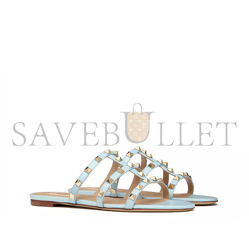 Va1e*ntin0 rockstud flat slide sandal 5w2s0c49vod_zj4