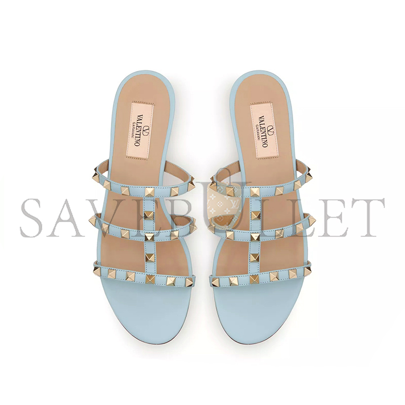 Va1e*ntin0 rockstud flat slide sandal 5w2s0c49vod_zj4