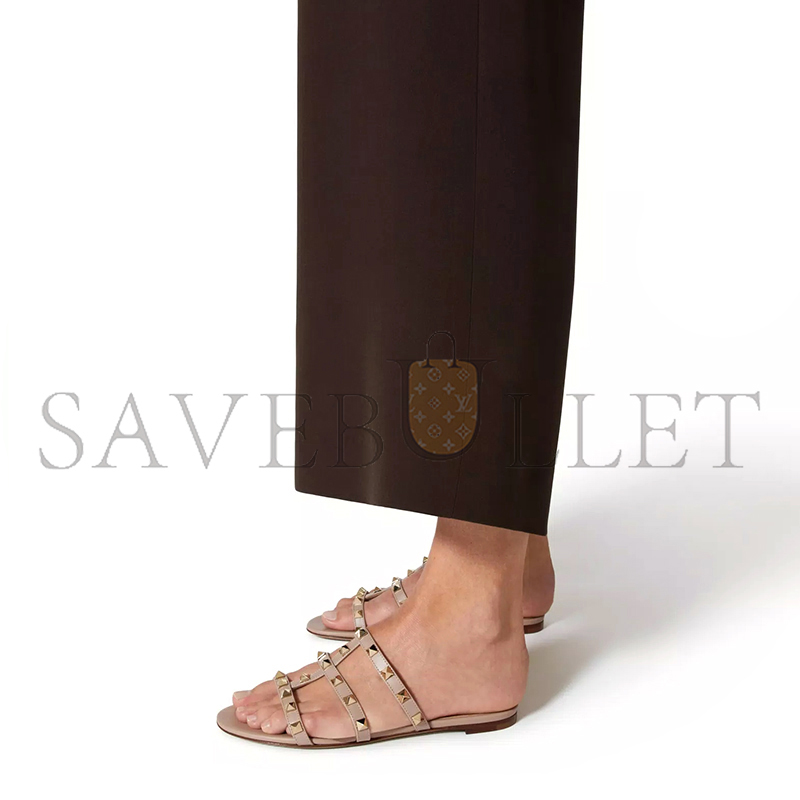 Va1e*ntin0 rockstud flat slide sandal 5w2s0c49vod_p45