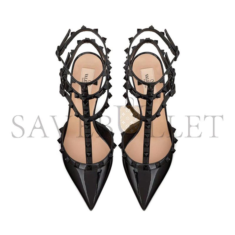Va1e*ntin0 patent rockstud pumps with matching straps and studs 65 mm 3w0s0375ypx_0no