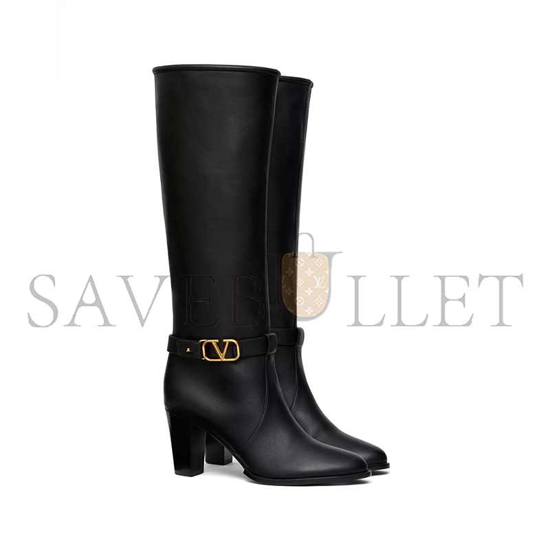 Va1e*ntin0 vlogo signature calfskin boot 75mm 5w0s0kr5sgq_0no