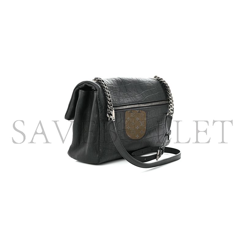 Y*L large west hollywood monogram fold-over grey 1413669 (28*18*11cm)