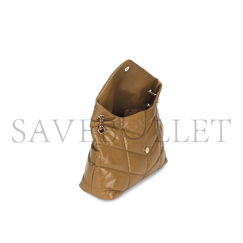 Y*L puffer medium in leather 2402226697850 (35*23*13cm)