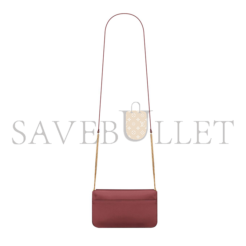 Y*L cassandre phone holder in smooth leather 6350950u40j6592 (18*11*2.5cm)