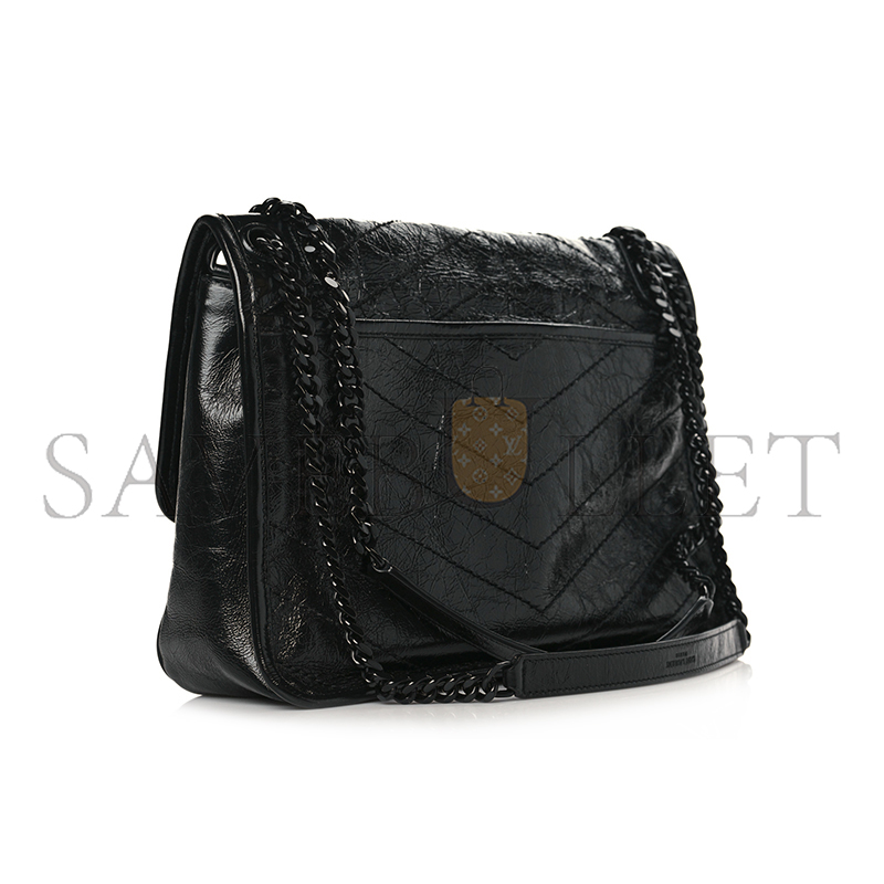 Y*L niki large in crinkled vintage leather 498830250046 (32*23*9cm)