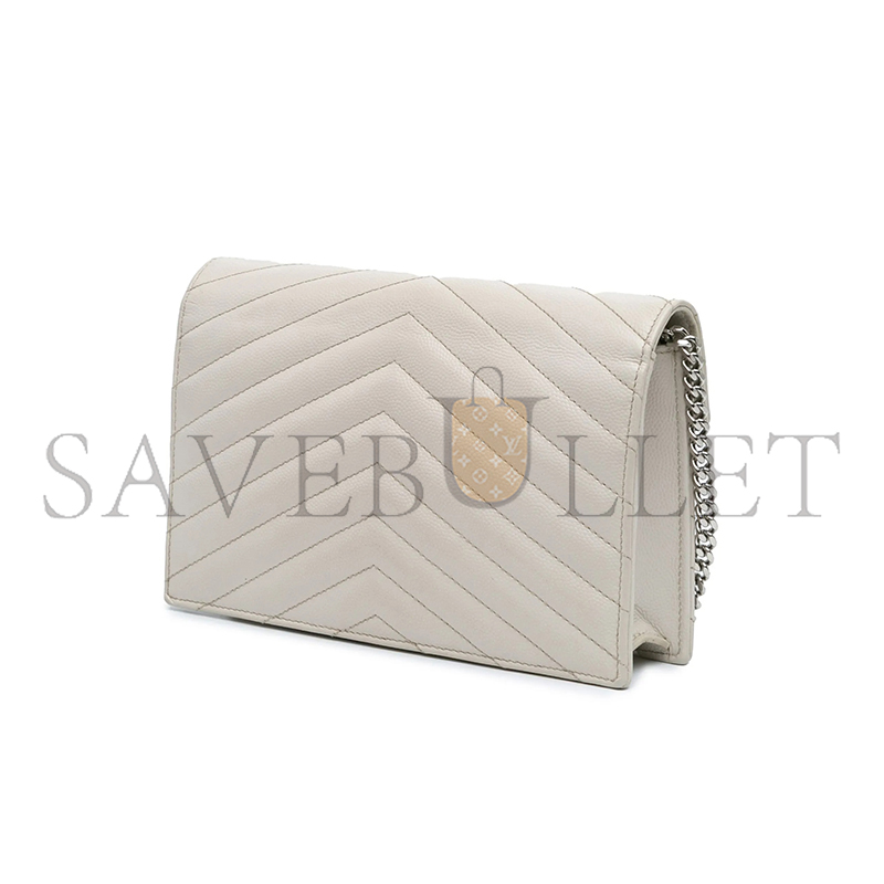 Y*L cassandre envelope chain wallet in grain de poudre leather 393953031754 (19*12.5*3.5cm)