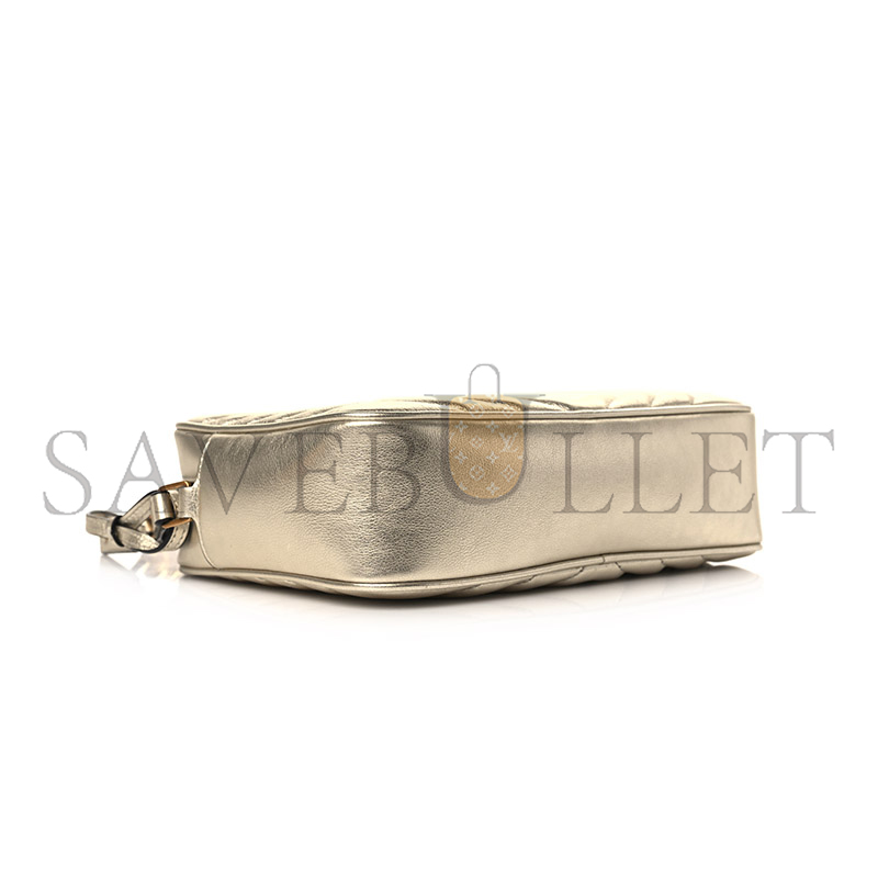 Y*L lou camera bag in quilted leather metallic 5205341133161 (23*16*6cm)