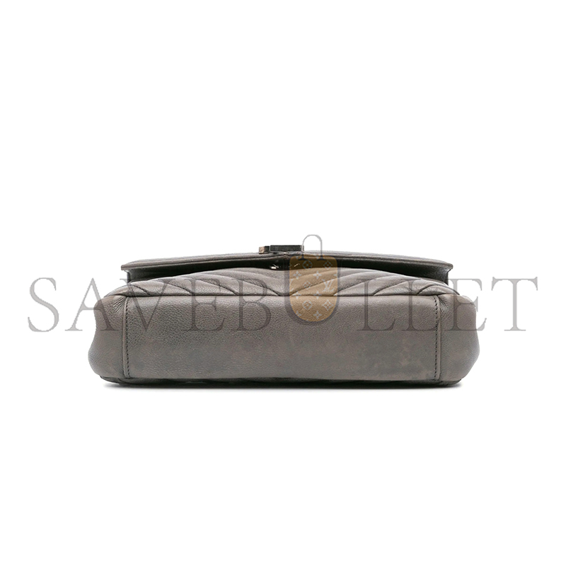 Y*L college medium in quilted leather 428056ctr041258 (24*17*6.5cm)