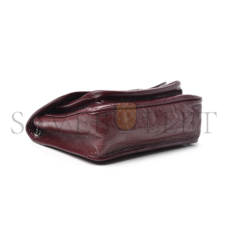 Y*L niki medium chain bag in crinkled vintage leather 498894710044 (28*20*8.5cm)
