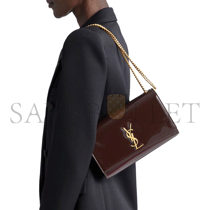 Y*L kate medium chain bag in patent leather 364021512204 (24*14.5*5.5cm)