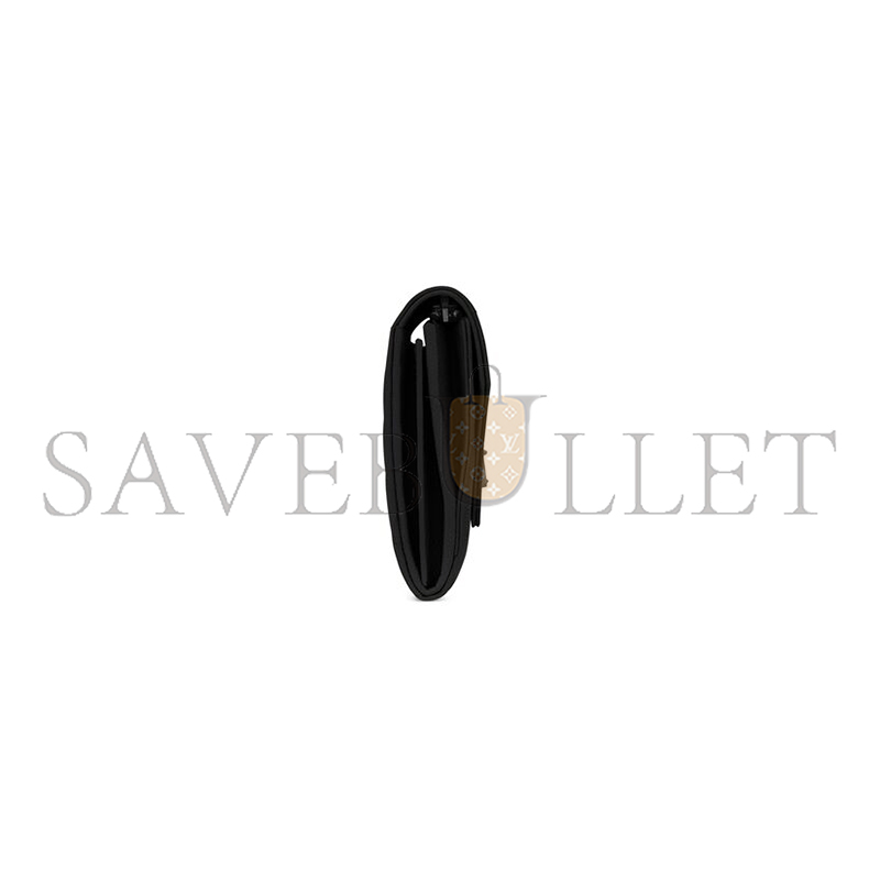 Y*L cassandre matelassÉ large flap wallet in grain de poudre leather 372264bow081000 (19*11*3cm)