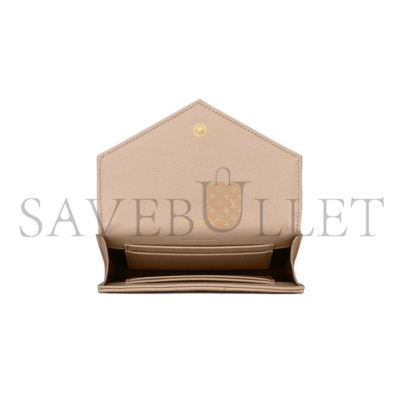 Y*L cassandre matelassÉ small envelope wallet in grain de poudre leather 414404bow012721 (13.5*9.5*3cm)