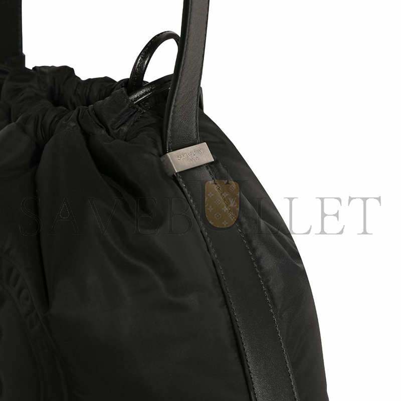 Y*L rive gauche laced bucket bag in leather 71026161055 (21*23*14cm)