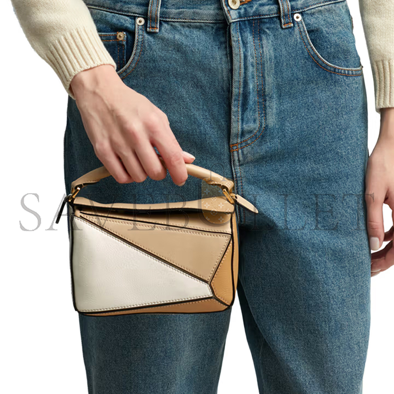 L0ew* mini puzzle bag in classic calfskin a510s21x34-1 (18*12.5*8cm)