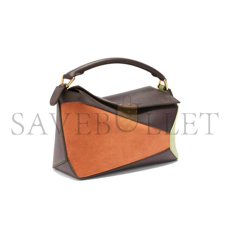 L0ew* small puzzle bag in classic calfskin and suede a510p60x94-4522 (24*16.5*10.5cm)