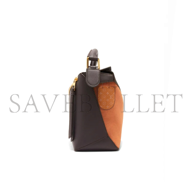 L0ew* small puzzle bag in classic calfskin and suede a510p60x94-4522 (24*16.5*10.5cm)