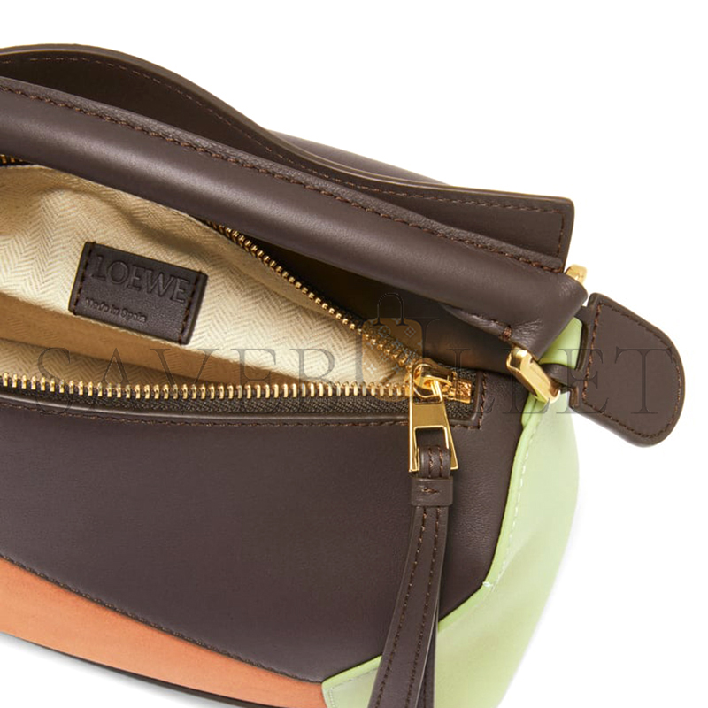 L0ew* small puzzle bag in classic calfskin and suede a510p60x94-4522 (24*16.5*10.5cm)