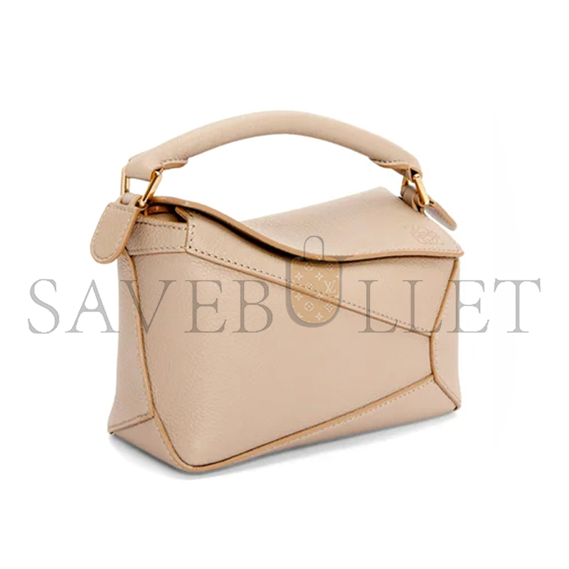 L0ew* mini puzzle edge bag in soft grained calfskin a510p60x30-2150 (18*12.5*8cm)