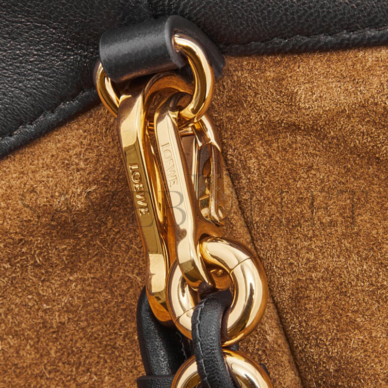 L0ew* flamenco purse bucket in mellow nappa lambskin a411fpbx02-1100 (32*24*17cm)
