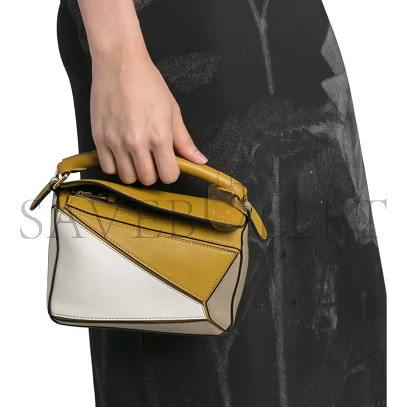 L0ew* mini puzzle edge bag in classic calfskin a510s21x55-4025 (18*12.5*8cm)