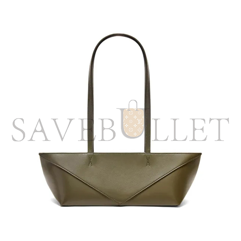 L0ew* cropped puzzle fold in shiny calfskin a779ptex01-3969 (39*12*12cm)