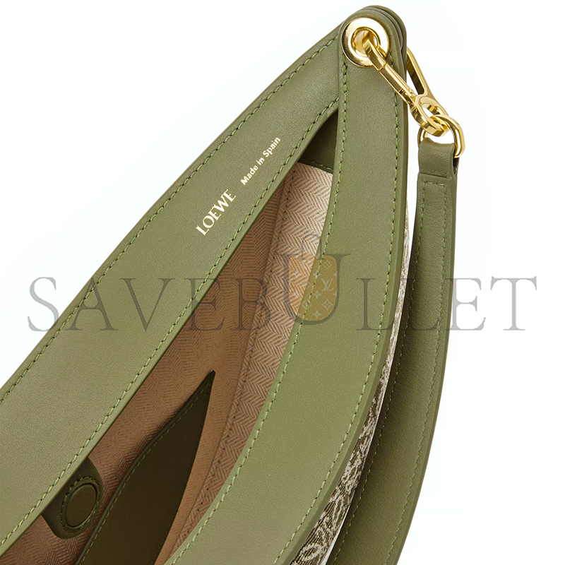 L0ew* luna anagram in jacquard and leather a923pl9x01-4364 (30*27*8cm)