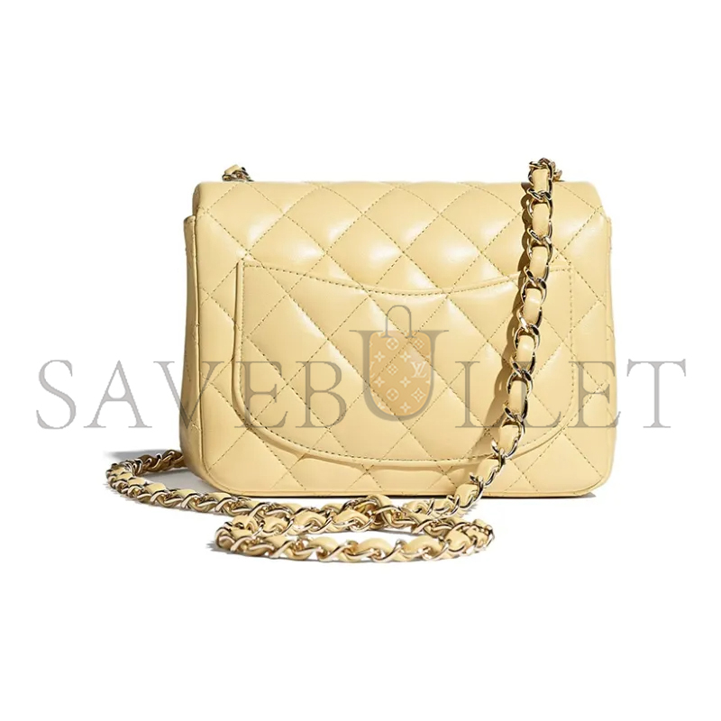 Ch*el classic flap cf lambskin shoulder bag crossbody bag a35200 (17*13.5*8cm)