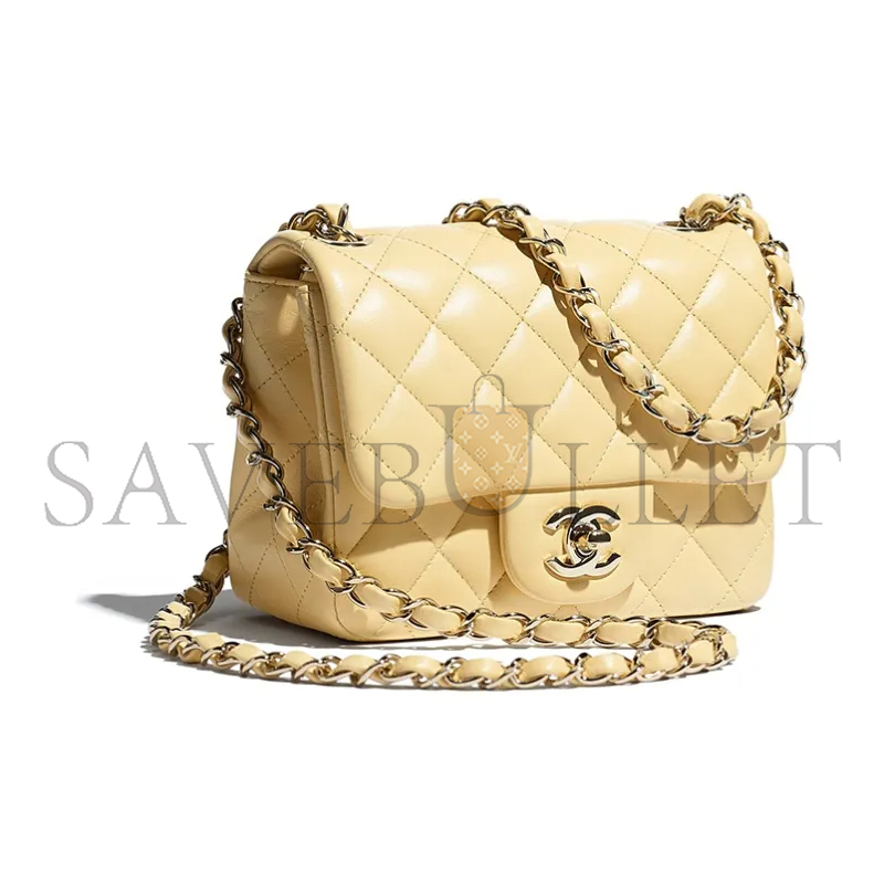 Ch*el classic flap cf lambskin shoulder bag crossbody bag a35200 (17*13.5*8cm)