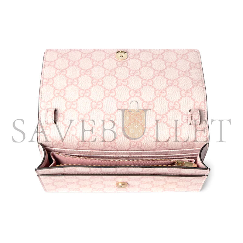 G*u*i gg emblem wallet on chain 826720 (20*13*4cm)