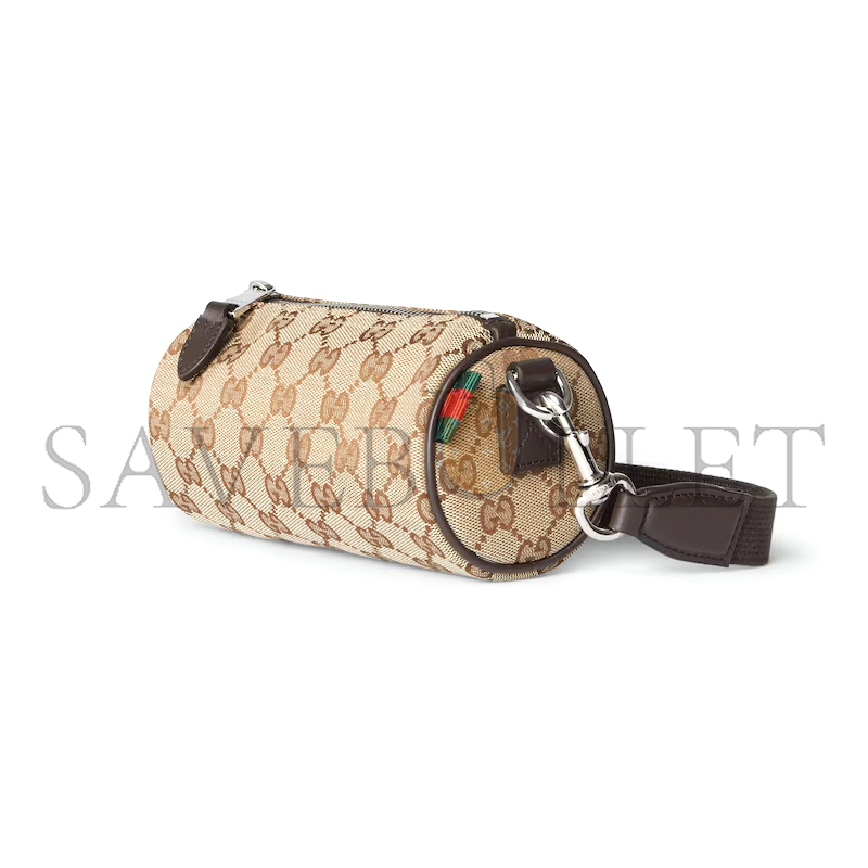 G*u*i gg canvas mini cylinder bag 834269 (17*8*8cm)