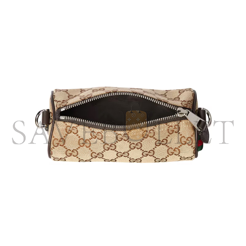 G*u*i gg canvas mini cylinder bag 834269 (17*8*8cm)