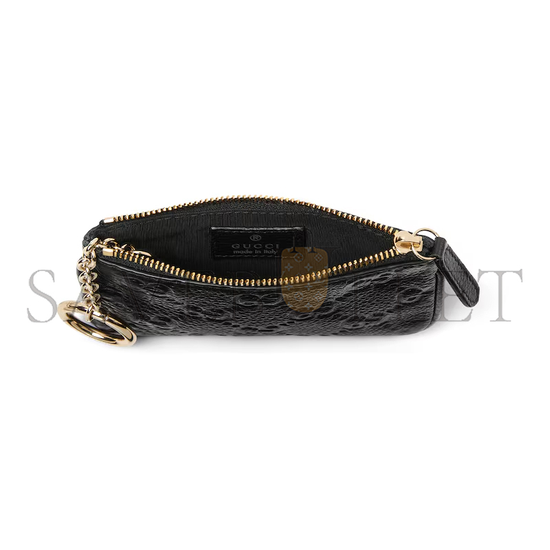Gvc*1 gg gg emblem zip key case 815891 (12*7.5cm)