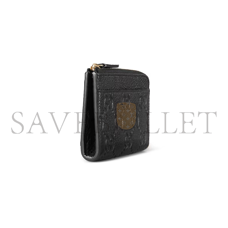 Gvc*1 gg emblem zip card case 815936 (13*8.5*3cm)