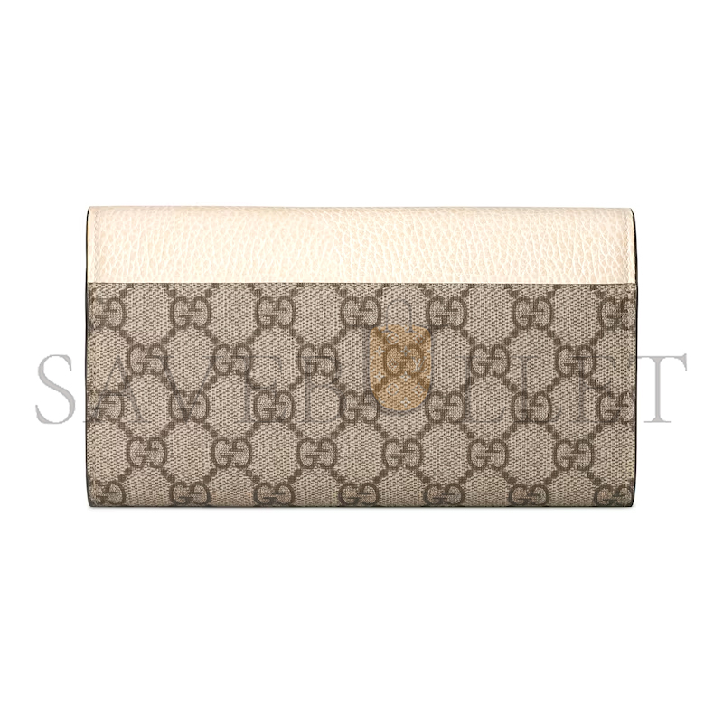 Gvc*1 gg marmont bi-color continental wallet 456116 (10*19*3.5cm)