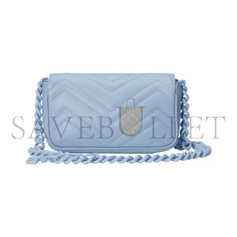 G*u*i gg marmont mini bag 699757 (16.5*10.2*5.1cm)