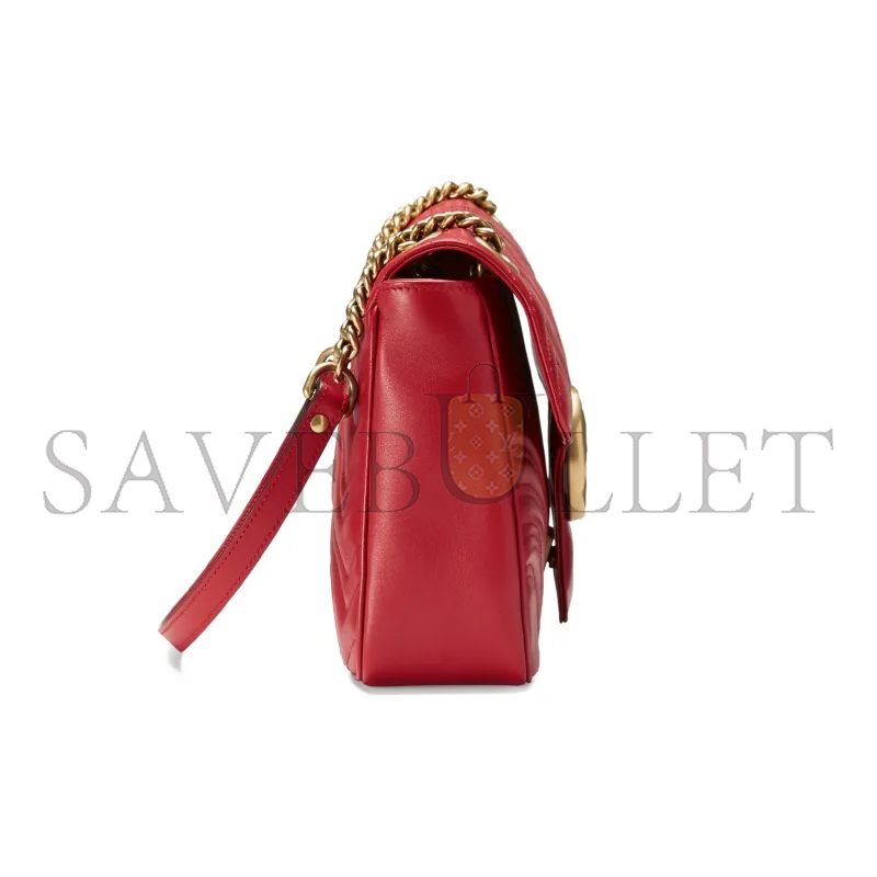 G*u*i gg marmont shoulder bag 443496 (31*19*7cm)