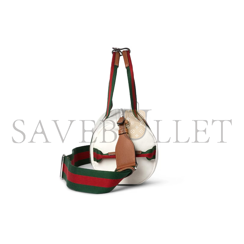 G*u*i small printed canvas duffle bag 816865 (30*16*15cm)