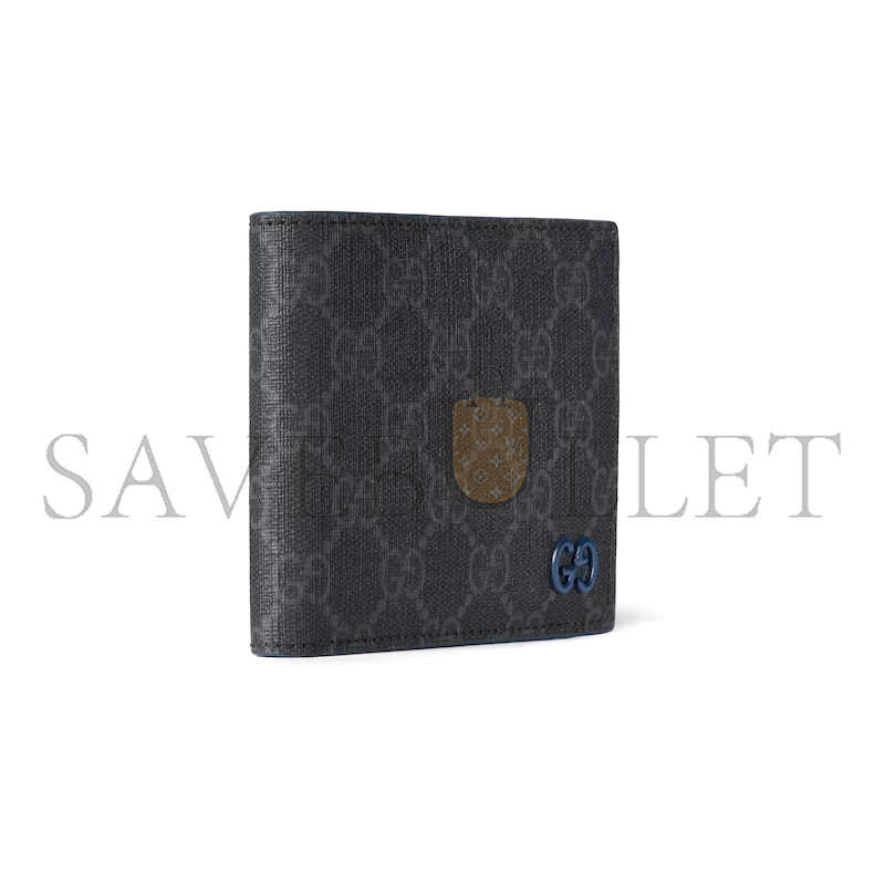 Gvc*1 blue interior gg coin wallet ‎768244 (21*9cm)
