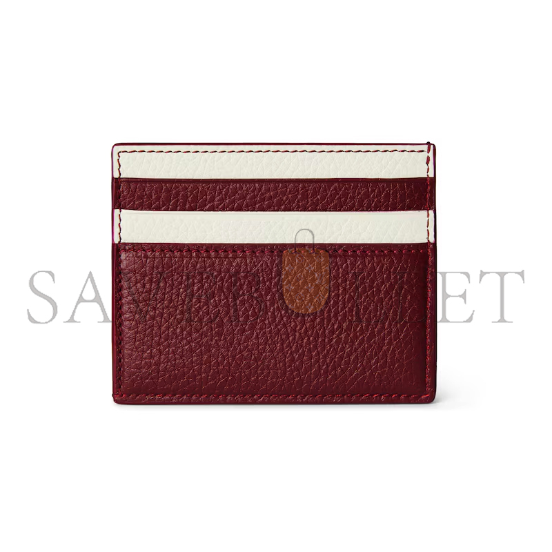 Gvc*1 bi-color card case with Gvc*1 logo ‎‎817043 (10*8cm)