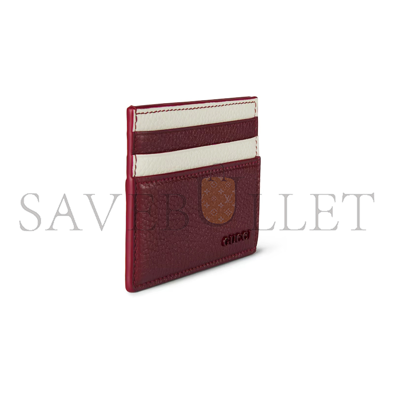 Gvc*1 bi-color card case with Gvc*1 logo ‎‎817043 (10*8cm)